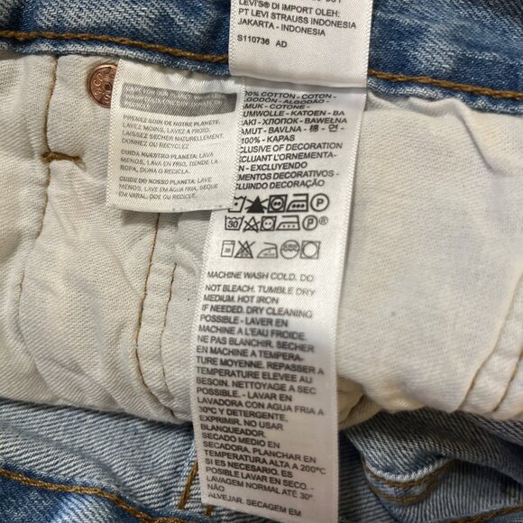 Levi's 501 Cutoff Jean Shorts Sz 32 Waist 11” inseam Cut To What Your Preference - Picture 9 of 10